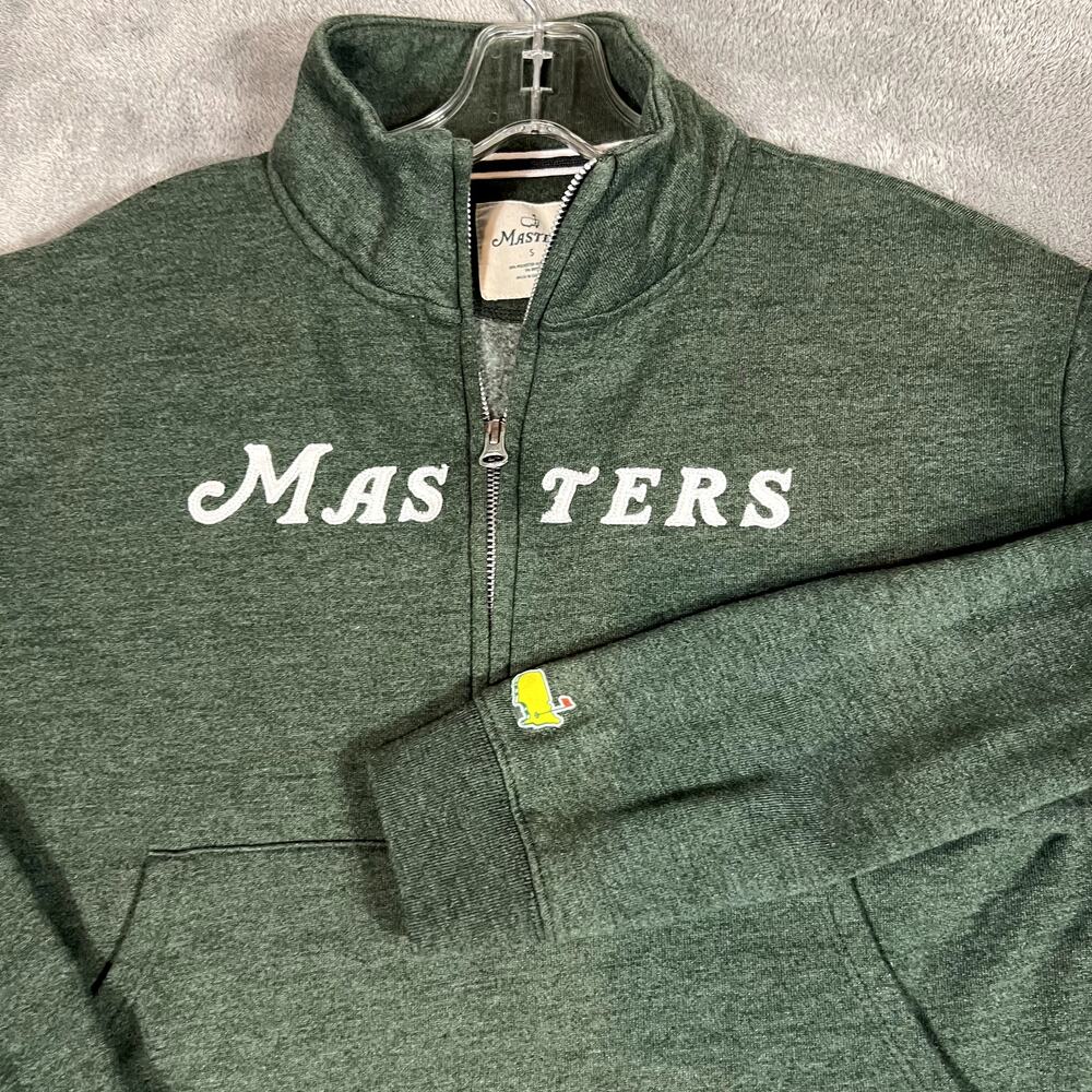 Masters Women's Dark Green Half-Zip Pullover Sweatshirt - Picture 2 of 10